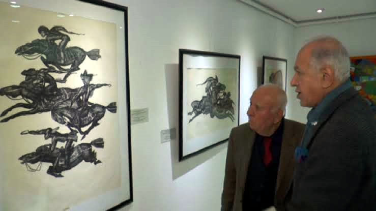 Kazak ressamların eserleri ziyarete açıldı, Abbas Ketizmen’e ‘Cengiz Aytmatov’u Okumak’ ödülü