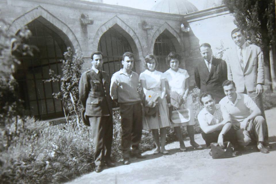 (1961) Atsız'ın Yamtarı Mustafa Kafalı ve eşi Sevgi Kafalı, Nihal Atsız ile.