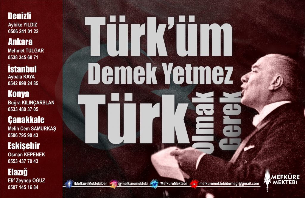 Mefkûre Mektebi, Türk Milliyetçiliği Eğitimi Seminerlerine Başlıyor!