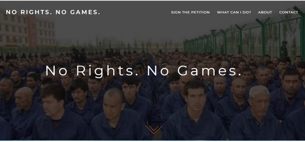 uygurtürkleri pekin olimpiyatlara toplama kamplarına karşı mücadele