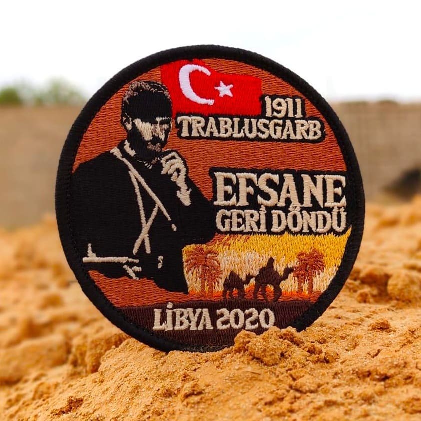 Libya'da görev yapan Türk askerinin omuz peçleri