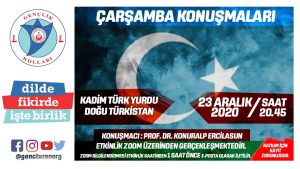 TDAV Çarşamba konuşmaları: Kadim Türk yurdu Doğu Türkistan