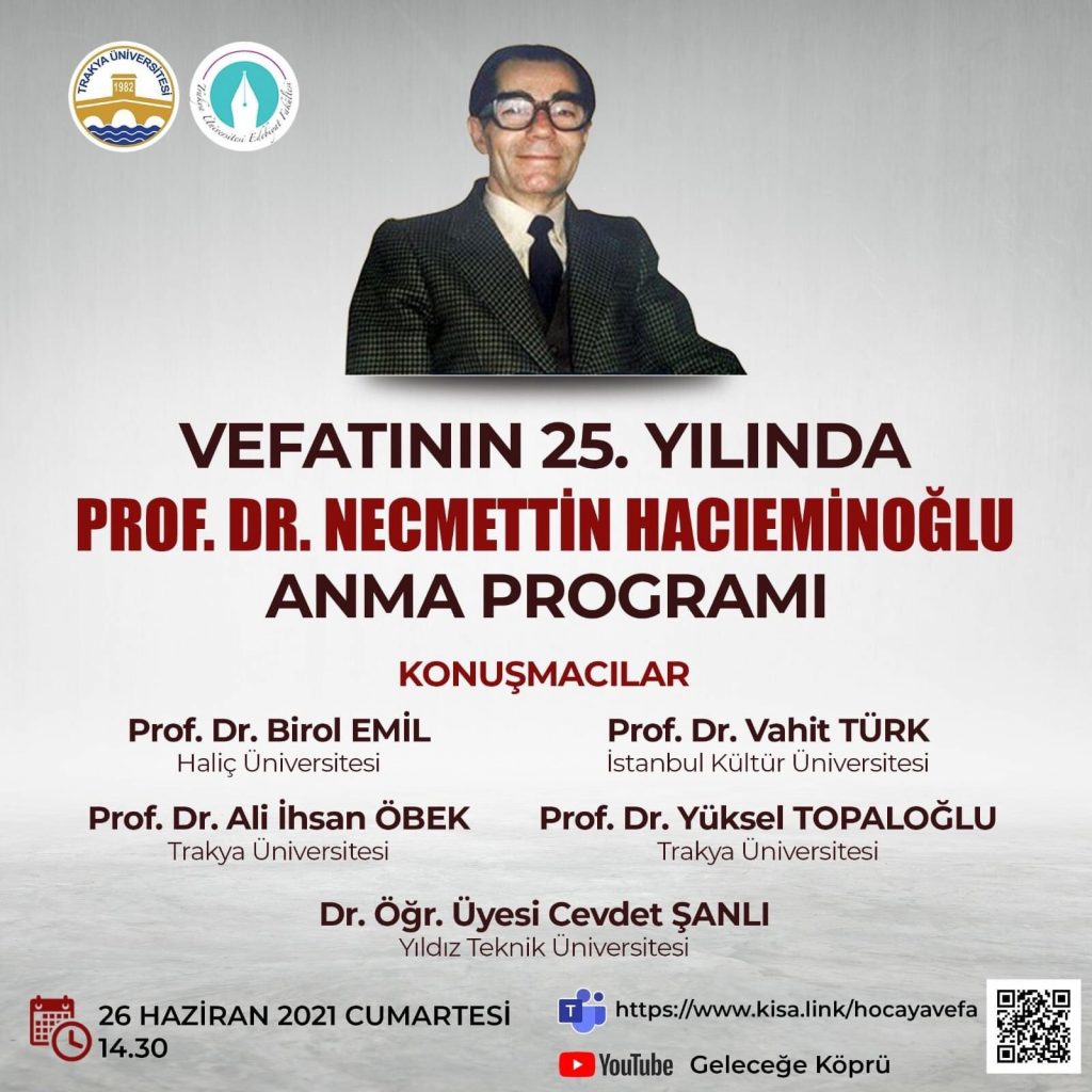 Prof. Dr. Necmettin Hacıeminoğlu Anma Programı