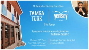 Tamga Türk ve Yenisey kitap ofis açılışı