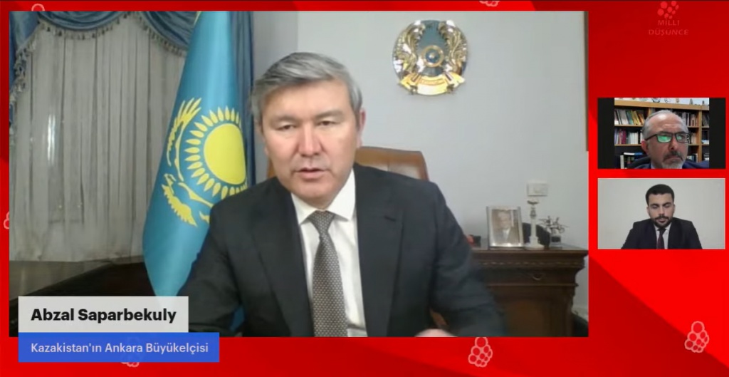 Kazakistan’ın Ankara Büyükelçisi 560. Bilgi Şöleni’nde