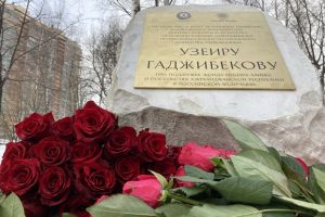 St. Petersburg’da Üzeyir Hacıbeyli için anıt inşa ediliyor