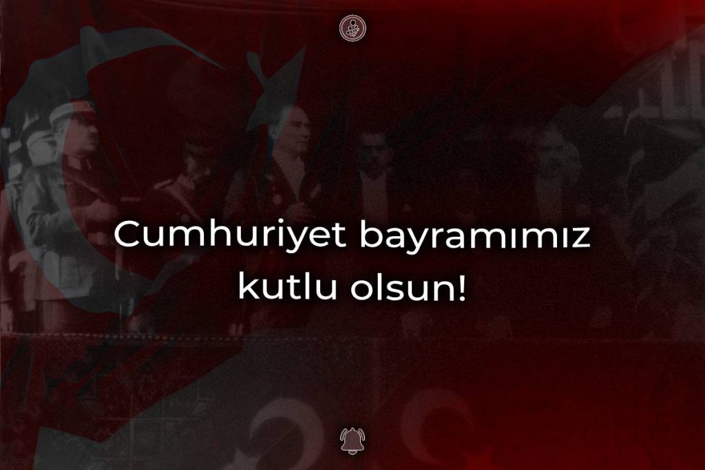 Cumhuriyet bayramımız kutlu olsun!